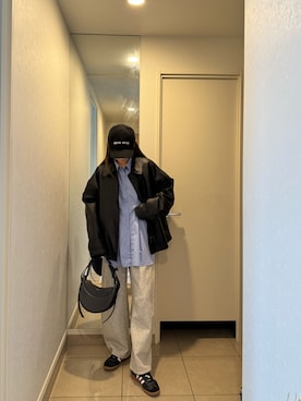 「アイテム（シャツ/ブラウス）」を使った、kannaさん（レディース・162cm）の秋コーディネート