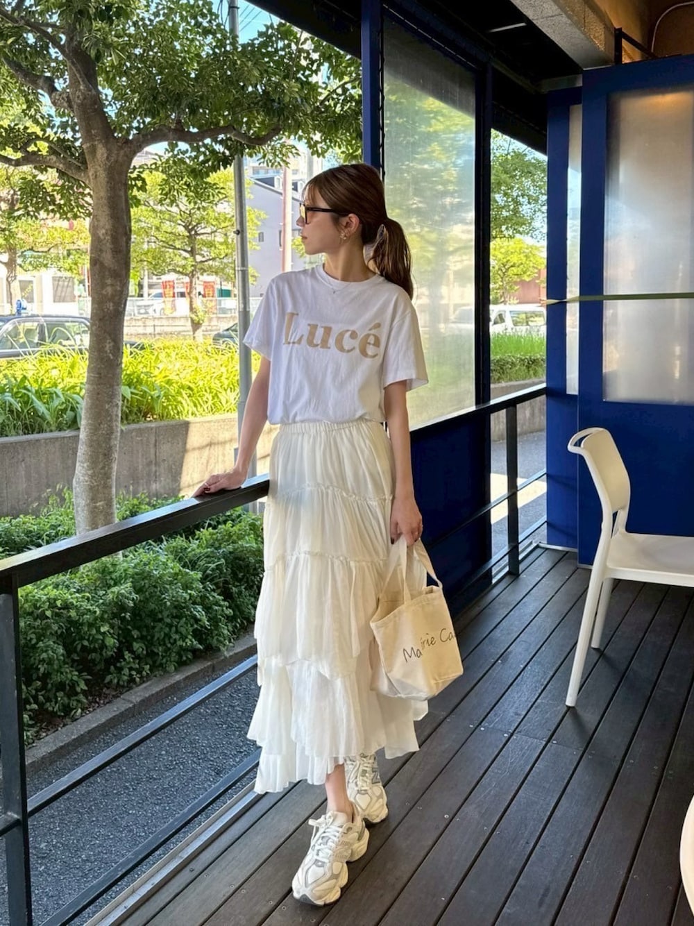 kanna｜CASA FLINEのスカートを使った夏コーディネート - WEAR