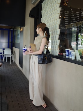 「アイテム（その他トップス）」を使った、kannaさん（レディース・162cm）の秋コーディネート