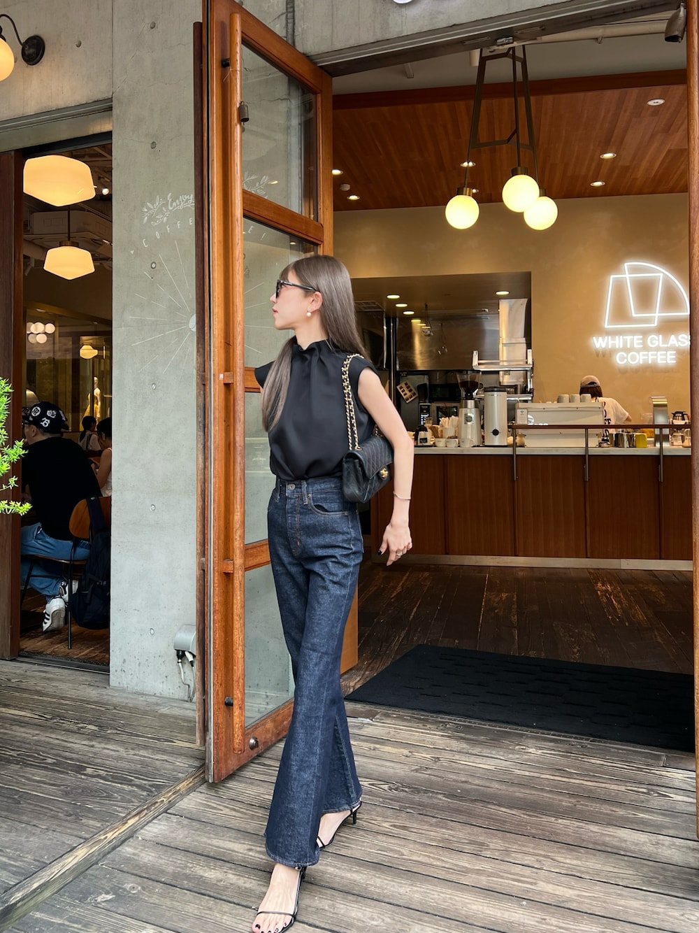 パンツ MOUSSY MVS FLARE KaNa kanna｜MOUSSYのデニムパンツを使ったコーディネート - WEAR