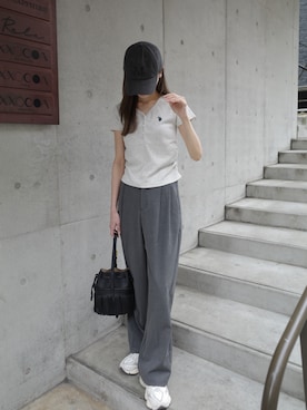 「U.S. POLO ASSN.（ユーエスポロアッスン）のアイテム」を使った、kannaさん（レディース・162cm）の春コーディネート