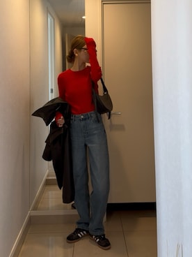 「andme（アンドミー）のアイテム」を使った、kannaさん（レディース・162cm）の冬コーディネート