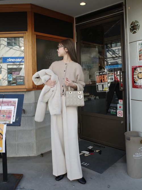 セール】【新色追加】ツイルタックスラックスワイドパンツ（スラックス