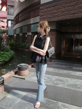 kannaさん(レディース・162cm)の夏コーディネート