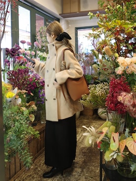 「アイテム（ワンピース/ドレス）」を使った、kannaさん（レディース・162cm）の冬コーディネート