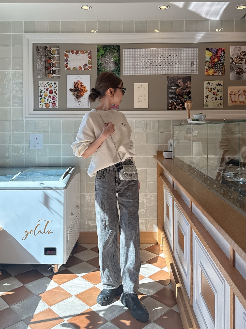 トップス kannna Men's Kona Flip TG(28cm Black×Steel Grey/ブラック×スチール