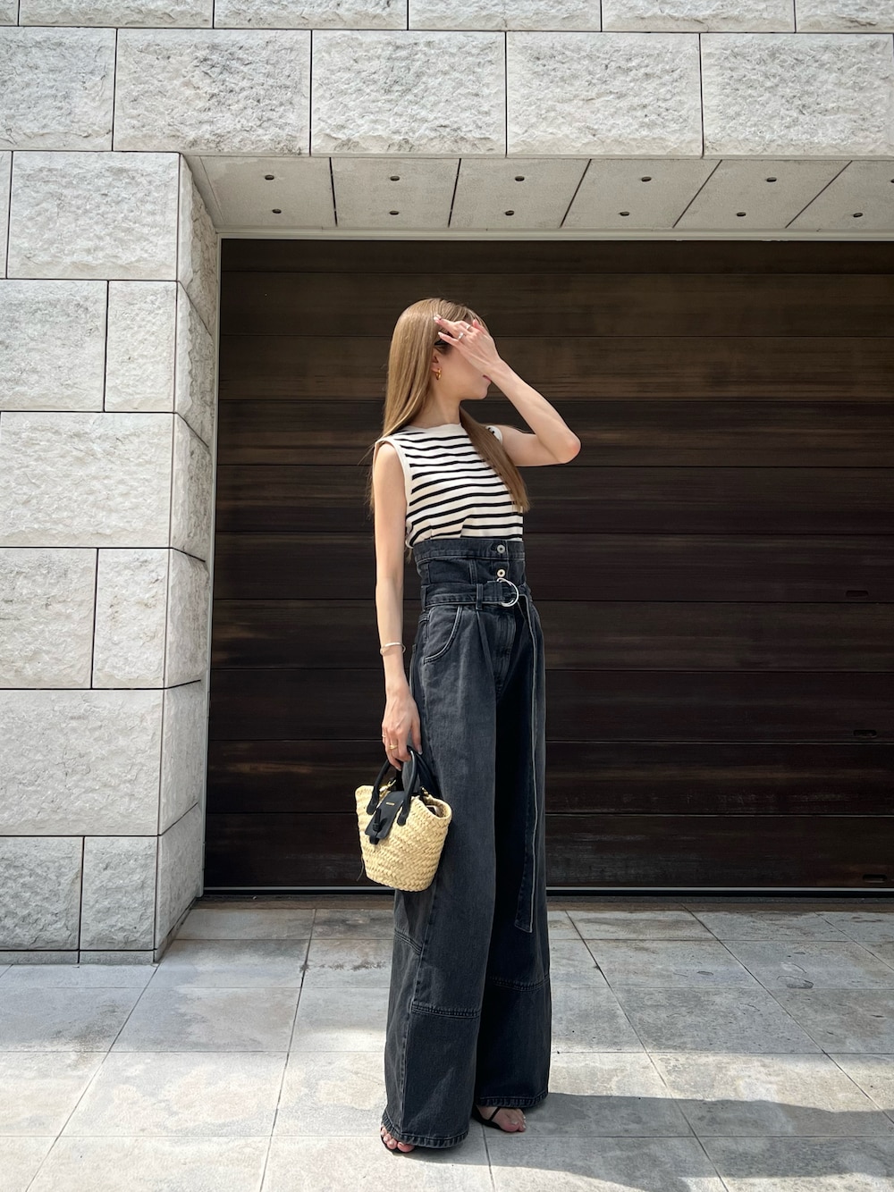 即完売¥36,300 FRAYI.D 24SS スーパーハイウエストデニムパンツ FRAY I.D - 即完売¥36,300 FRAYI.D 24SS スーパーハイウエスト