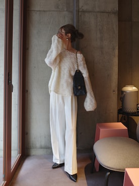 「DouDou（ドゥドゥ）のアイテム」を使った、kannaさん（レディース・162cm）の冬コーディネート