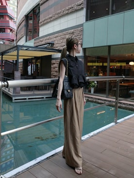 「LOUNGEDRESS（ラウンジドレス）のアイテム」を使った、kannaさん（レディース・162cm）の夏コーディネート