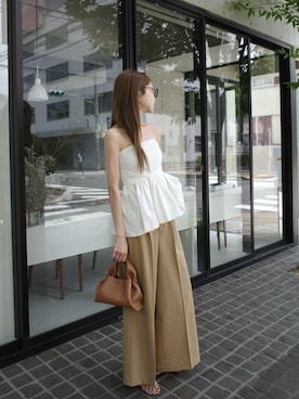 「LE TALON（ルタロン）のアイテム」を使った、kannaさん（レディース・162cm）の夏コーディネート
