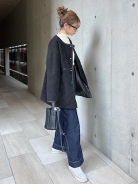 「NEUNA（ヌナ）のアイテム」を使った、kannaさん（レディース・162cm）の冬コーディネート