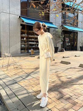 kannaさん（レディース・162cm）の冬コーディネート