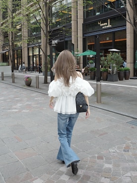 「FRAY I.D（フレイアイディー）のアイテム」を使った、kannaさん（レディース・162cm）の春コーディネート