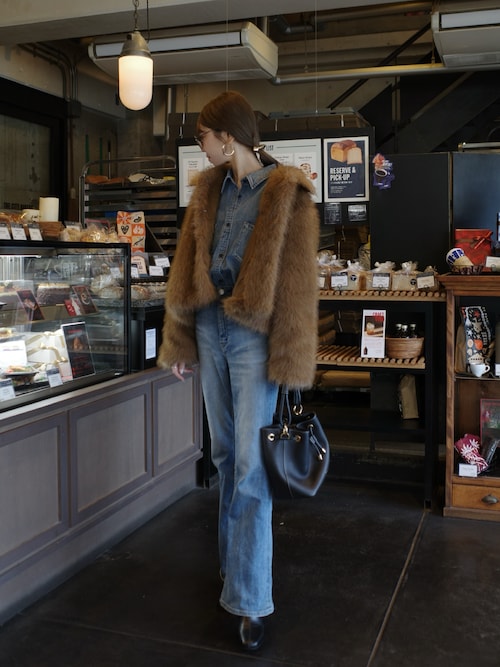 セール】[2025AW COLLECTION]フェイクファーステンカラーブルゾン