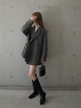 「アイテム（ブーツ）」を使った、kannaさん（レディース・162cm）の秋コーディネート