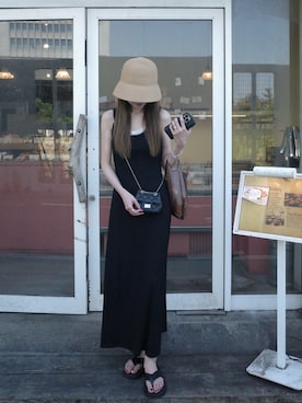 「LOUNGEDRESS（ラウンジドレス）のアイテム」を使った、kannaさん（レディース・162cm）の夏コーディネート