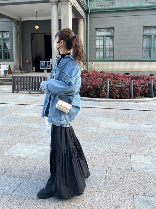 JOURNAL STANDARD ライトナイロンティアードスカート JOURNAL STANDARD（ジャーナルスタンダード）の「ライトナイロン