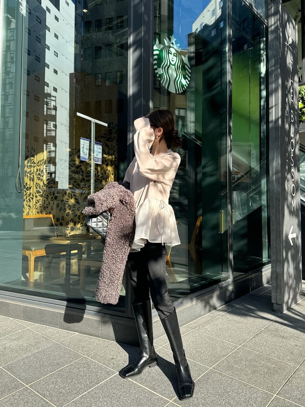 ＊お値下げ中＊【佐藤優里亜×CASA FLINE】リサイクルファーショートコート 佐藤優里亜×CASA FLINE】リサイクルファーショートコート - メルカリ