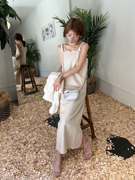 kannaさん（レディース・162cm）の春コーディネート