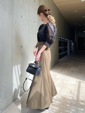 「SNIDEL（スナイデル）のアイテム」を使った、kannaさん（レディース・162cm）の春コーディネート