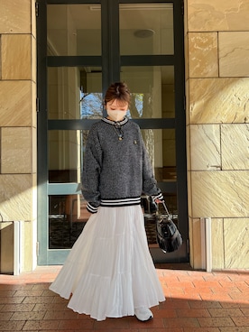 kannaさん（レディース・162cm）の冬コーディネート