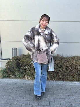 Risaさん（レディース・152cm）の冬コーディネート