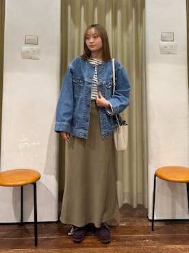 オカモトさん（レディース・155cm）の冬コーディネート