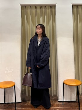 「EKAL（エカル）のアイテム」を使った、オカモトさん（レディース・155cm）の秋コーディネート
