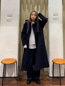 オカモトさん（レディース・155cm）の冬コーディネート