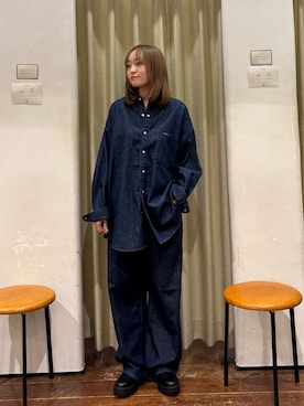 オカモトさん（レディース・155cm）の冬コーディネート