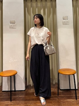 オカモトさん（レディース・155cm）の夏コーディネート