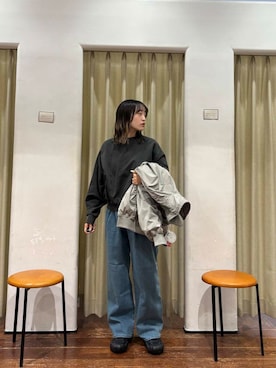 オカモトさん（レディース・155cm）の冬コーディネート