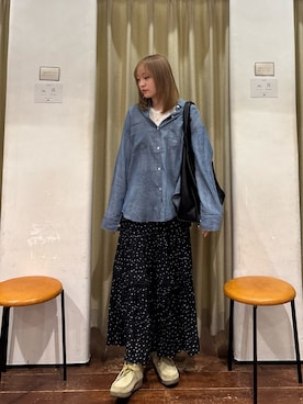 オカモトさん(レディース・155cm)の春コーディネート