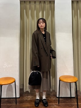 オカモトさん(レディース・155cm)の秋コーディネート