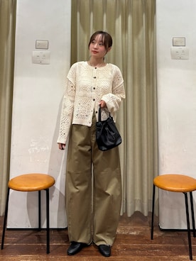 オカモトさん（骨格ナチュラル・レディース・155cm）の秋コーディネート