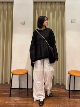 「母の日ギフト」｜オカモトさん（レディース・155cm）の春コーディネート