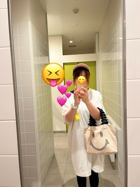 「アイテム（帽子）」を使った、ミキティさん（レディース・151cm・40代）の夏コーディネート
