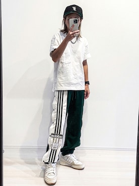 Yu☺︎さんの（adidas | アディダス）を使ったコーディネート