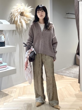 「冬コーデ」｜michiruさん（レディース・156cm）の冬コーディネート