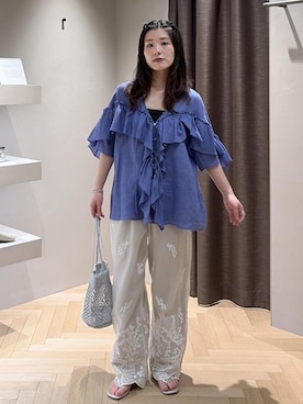 「The Bagmati（ザバグマティ）のアイテム」を使った、michiruさん（レディース・156cm）の春コーディネート