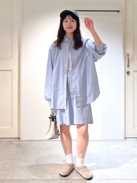 「アイテム（帽子）」を使った、michiruさん（レディース・156cm・20代）の夏コーディネート