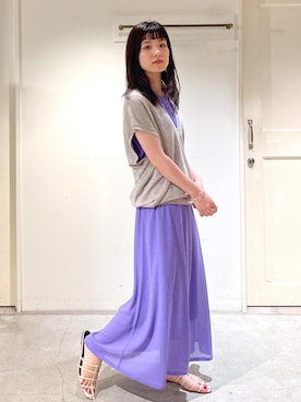 「KINAN」｜michiruさん（レディース・156cm）の夏コーディネート
