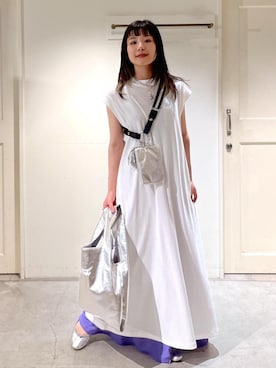 「Americana」｜「アイテム（ワンピース/ドレス）」を使った、michiruさん（レディース・156cm）の夏コーディネート
