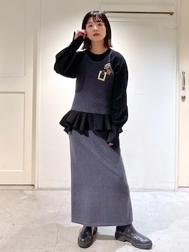 michiruさん（レディース・156cm）の冬コーディネート