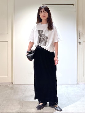 「アイテム（スカート）」を使った、michiruさん（レディース・156cm・20代）の夏コーディネート