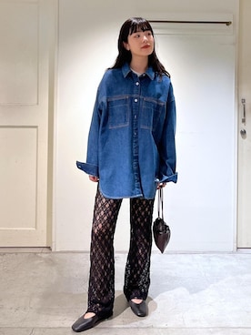 「アイテム（レギンス/スパッツ）」を使った、michiruさん（レディース・156cm・20代）の夏コーディネート