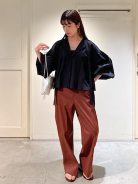「NICOLAS LAINAS」｜michiruさん（レディース・156cm）の夏コーディネート