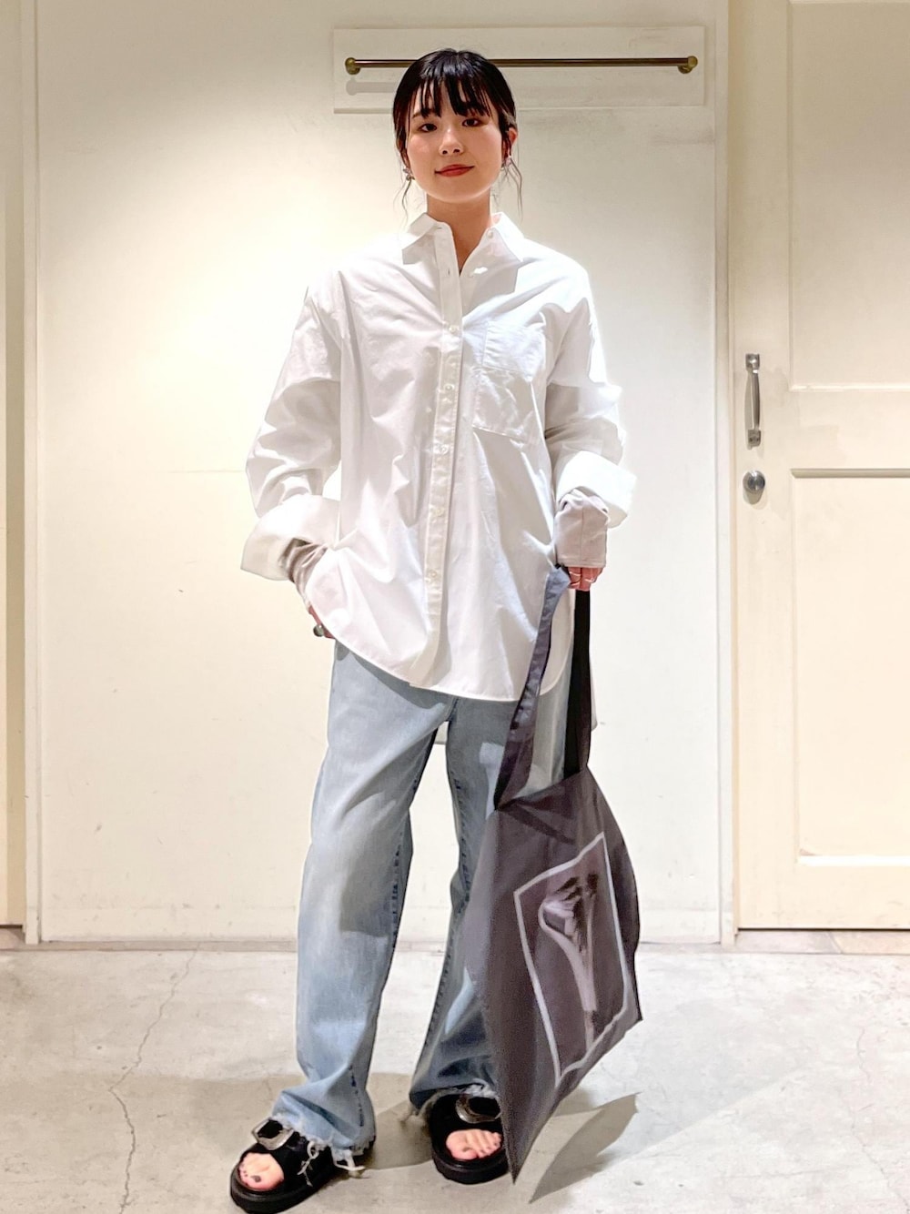 クラッシュベロア2WAYロングスリーブTシャツ【セットアップ対応
