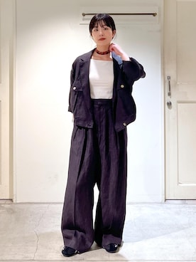 「アイテム（チョーカー）」を使った、michiruさん（レディース・156cm・20代）の夏コーディネート