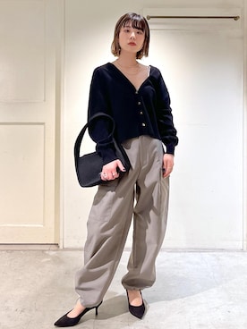「Ｖネック」｜michiruさん（レディース・156cm）の春コーディネート